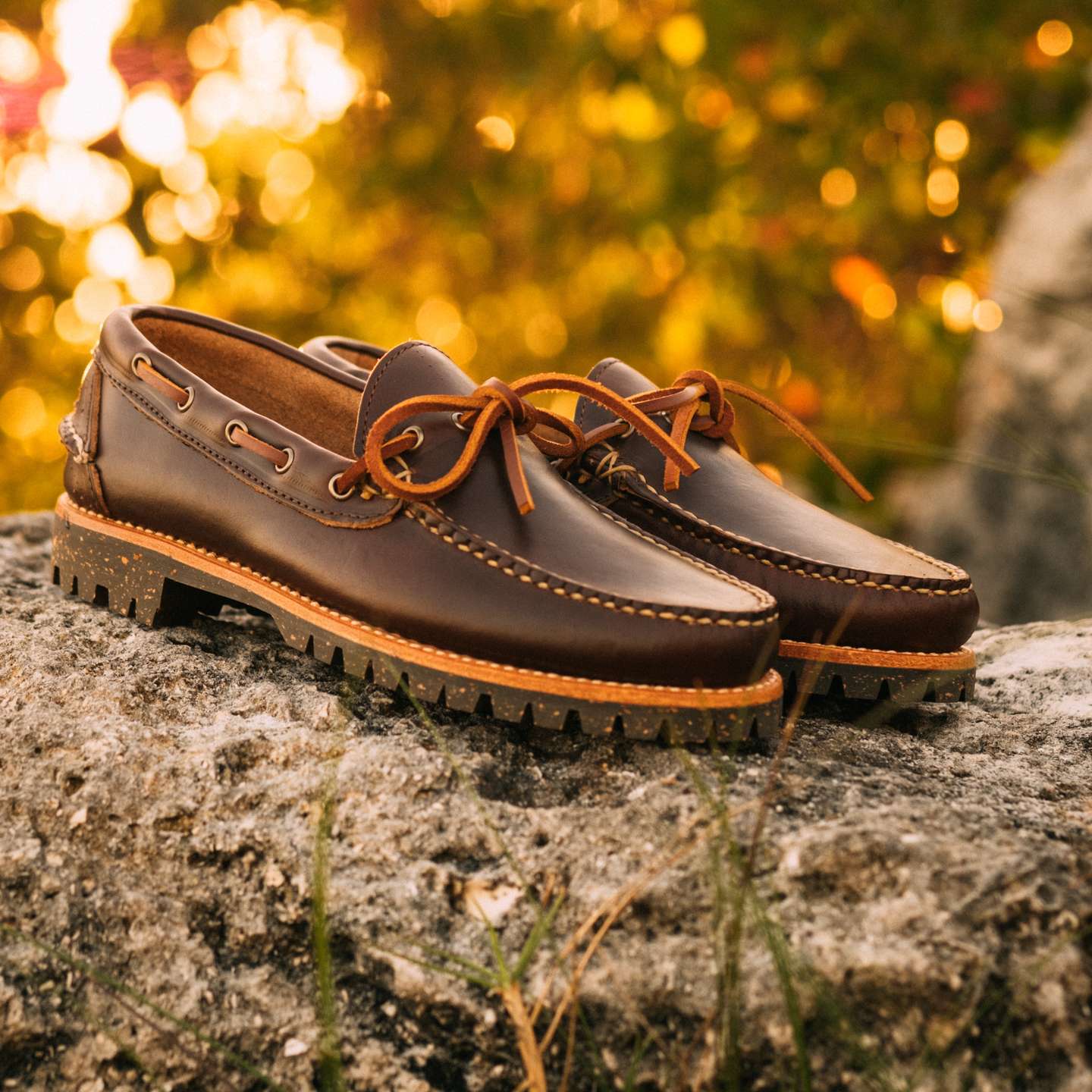 Brown Chromexcel Camp Moc - Detail Image One