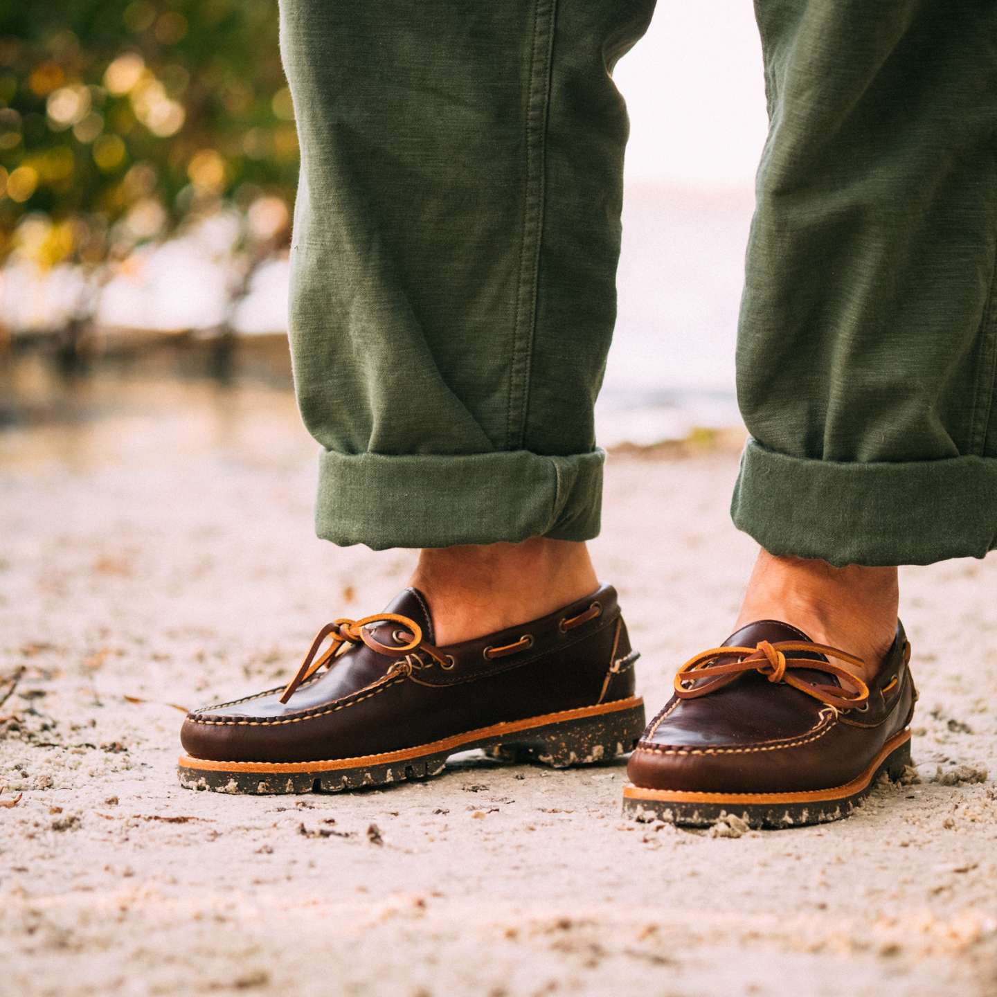 Brown Chromexcel Camp Moc - Detail Image Two