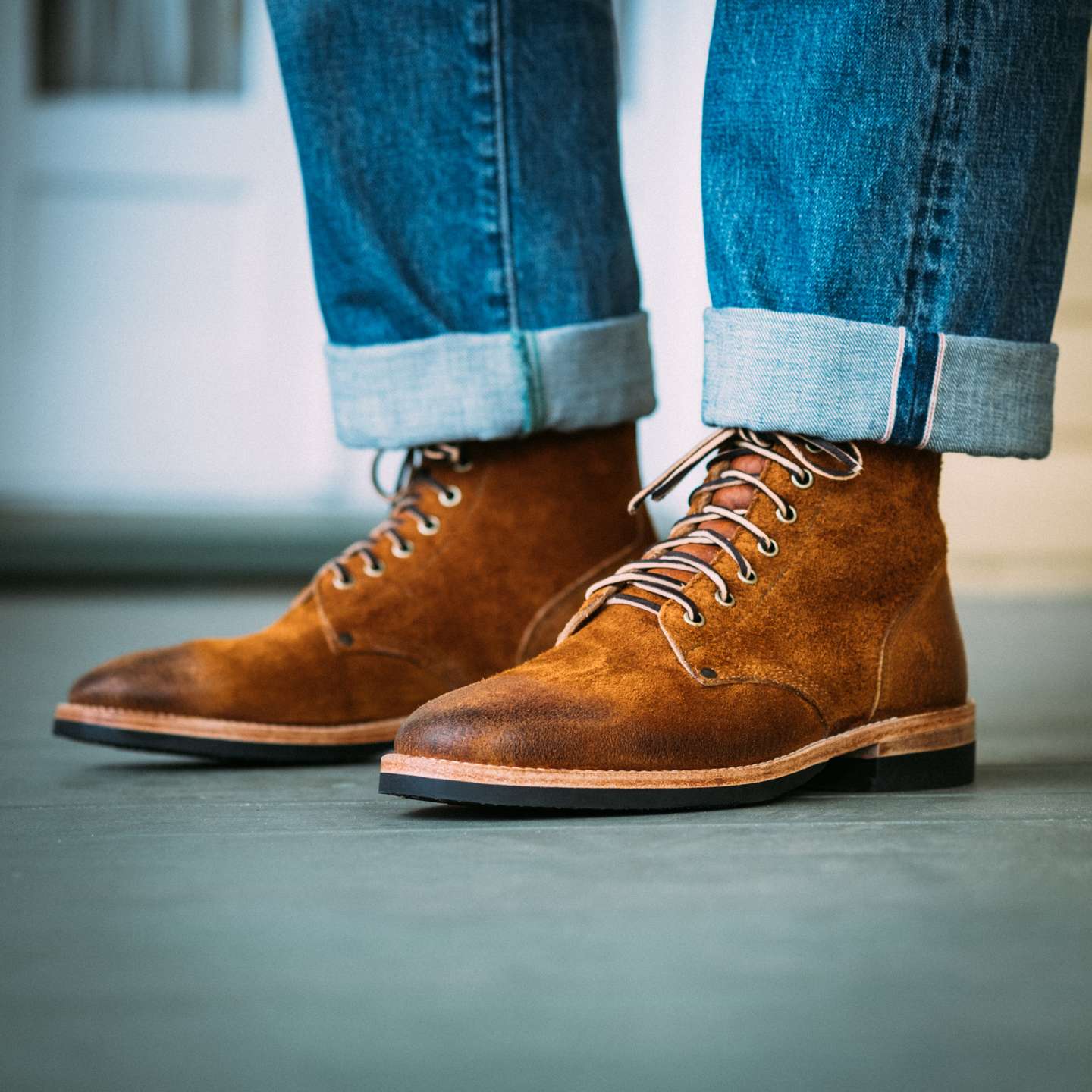 Tobacco Roughout Field Boot - Detail Image One
