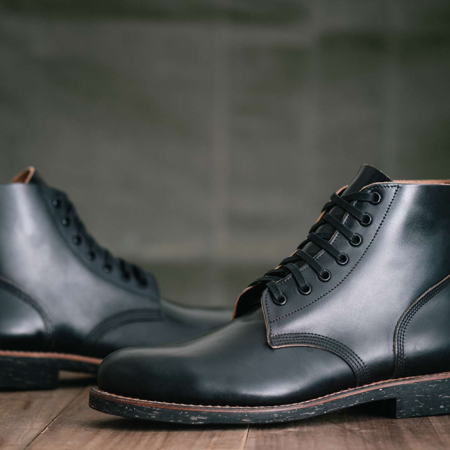Teacore Black Overdye Horse Rump Field Boot - Detail Image One