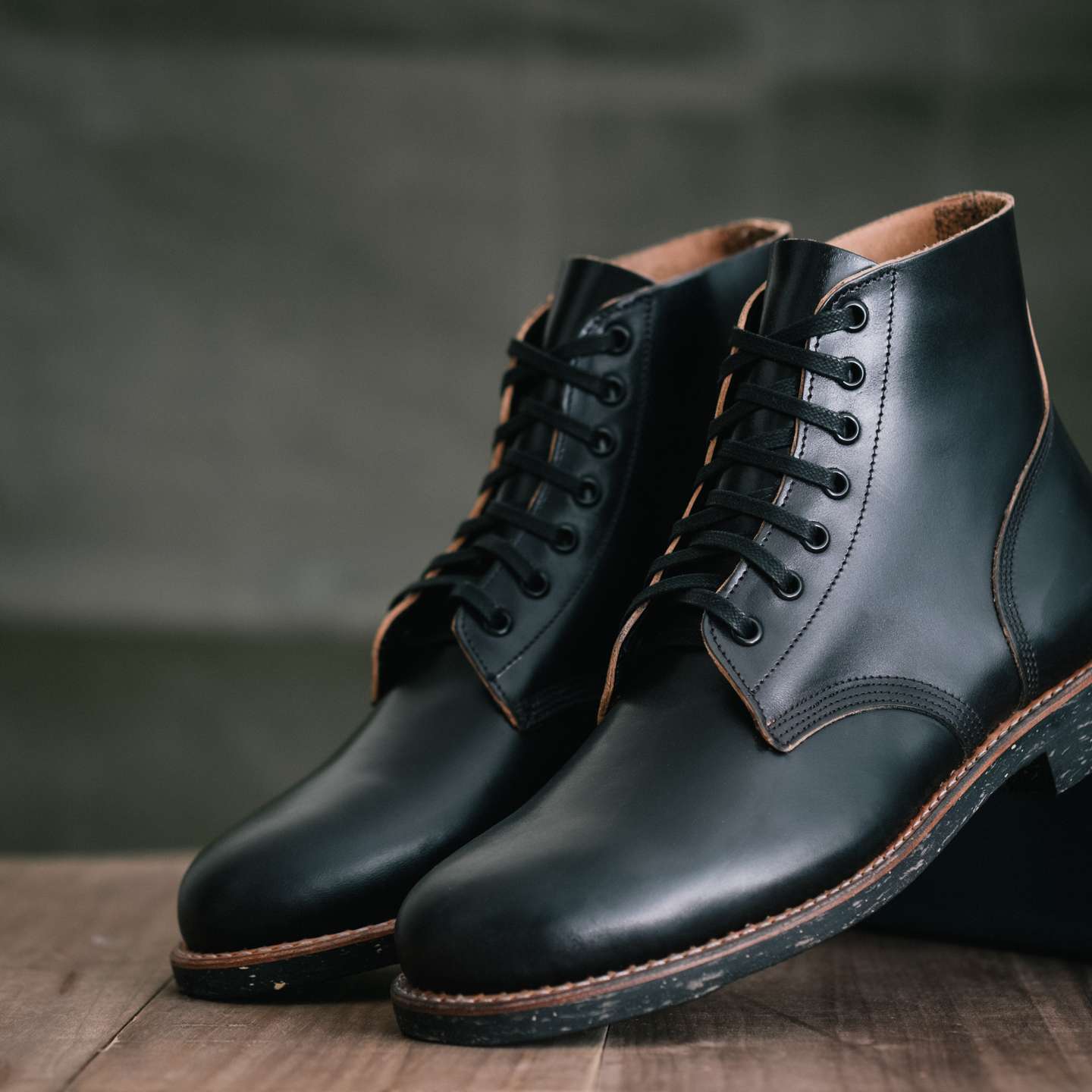Teacore Black Overdye Horse Rump Field Boot - Detail Image Two