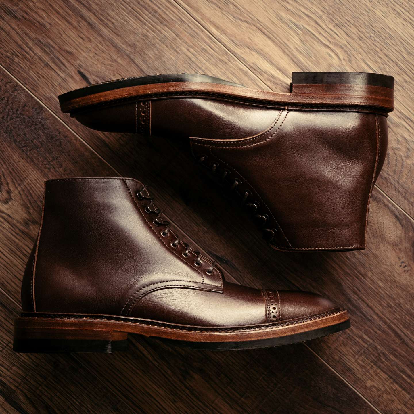 Polo Brown Classic Calf Lakeshore Jump Boot - Detail Image Two