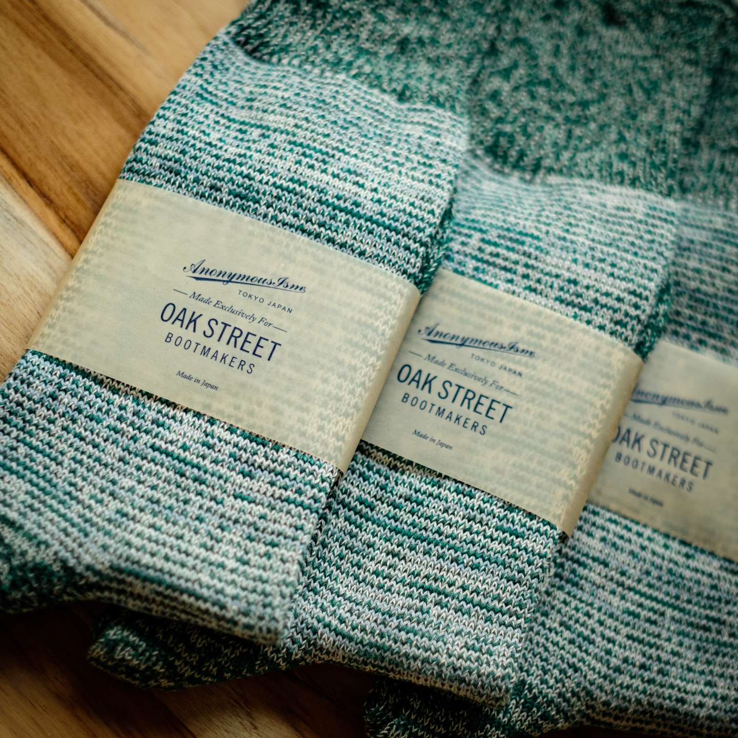 Ivy Twisted Knit Anonymous ISM Crew Sock - Detail Image Two