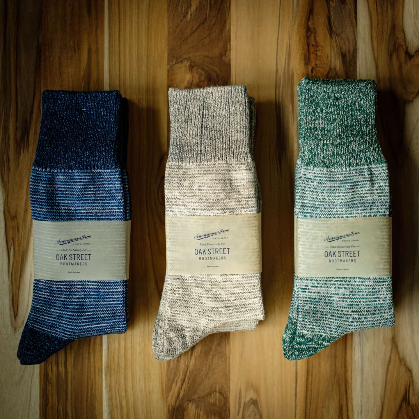 Ivy Twisted Knit Anonymous ISM Crew Sock - Detail Image One