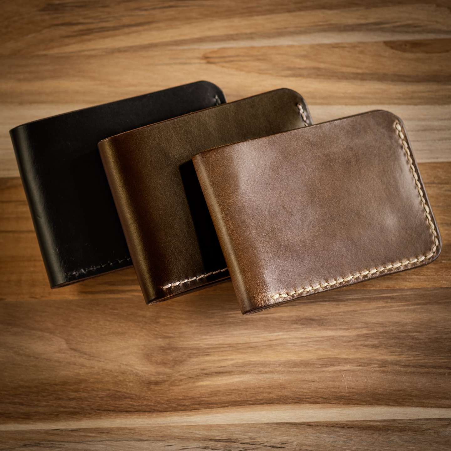 Natural Chromexcel Bifold Wallet - Detail Image Two