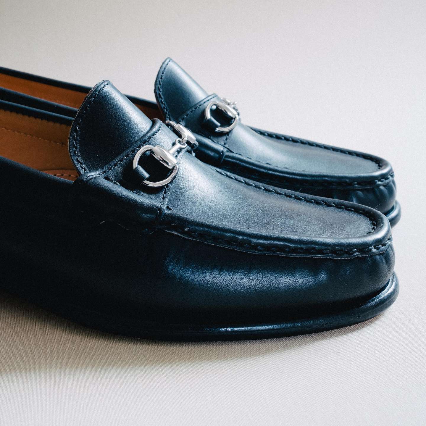 Black Calfskin Bit Loafer - Detail Image Two