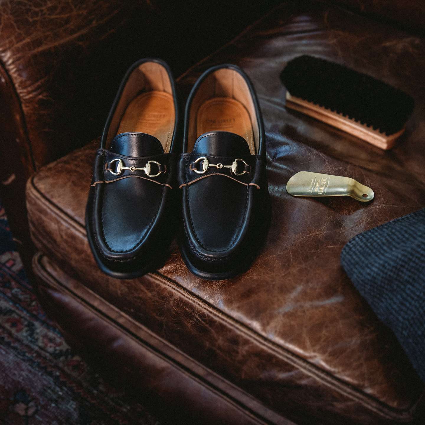 Black Chromexcel Bit Loafer - Detail Image Two