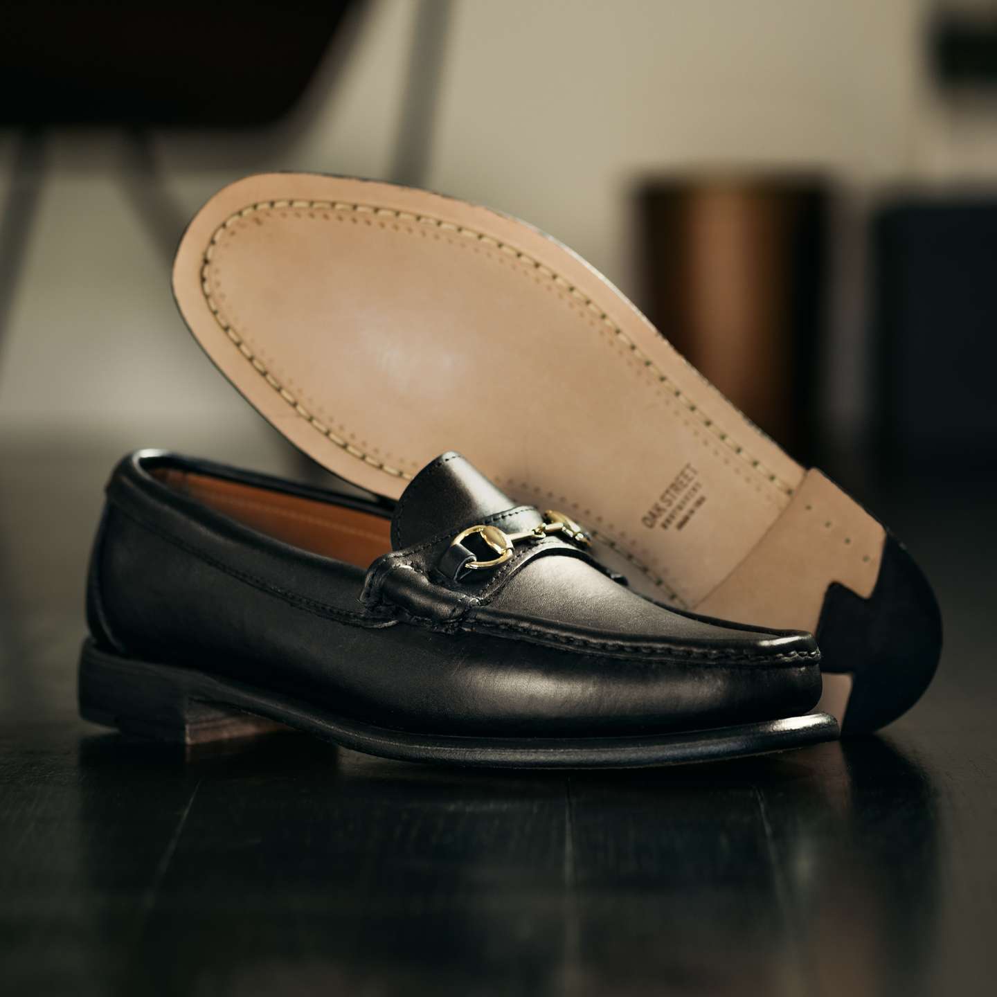 Black Latigo Bit Loafer - Detail Image One