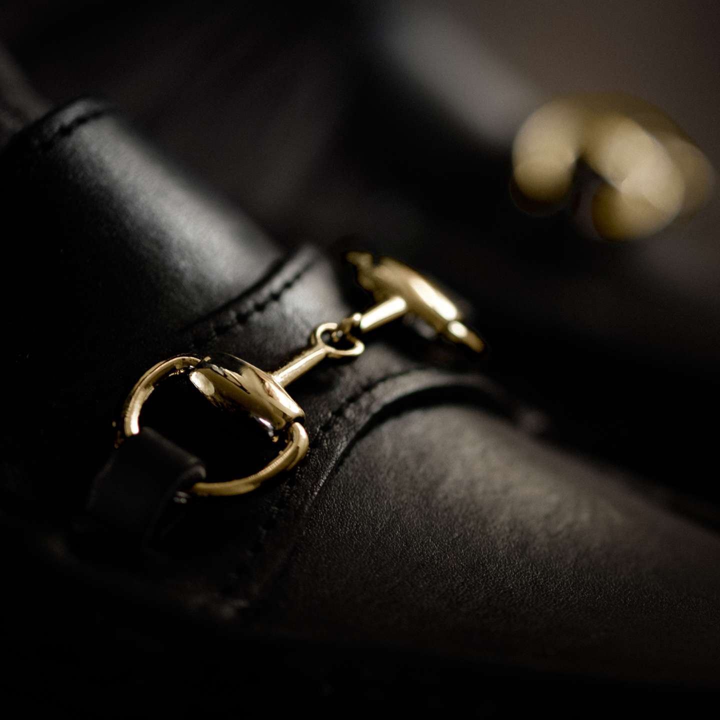Black Latigo Bit Loafer - Detail Image Two