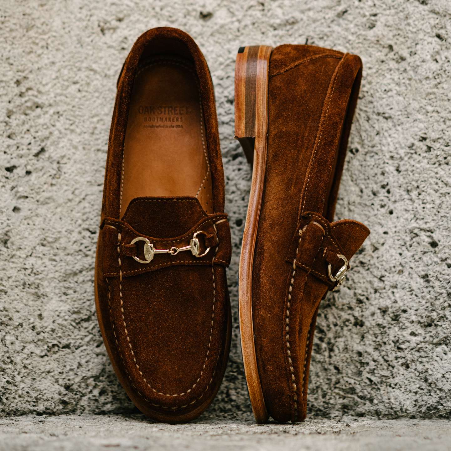 Snuff Repello Suede Bit Loafer - Detail Image Two