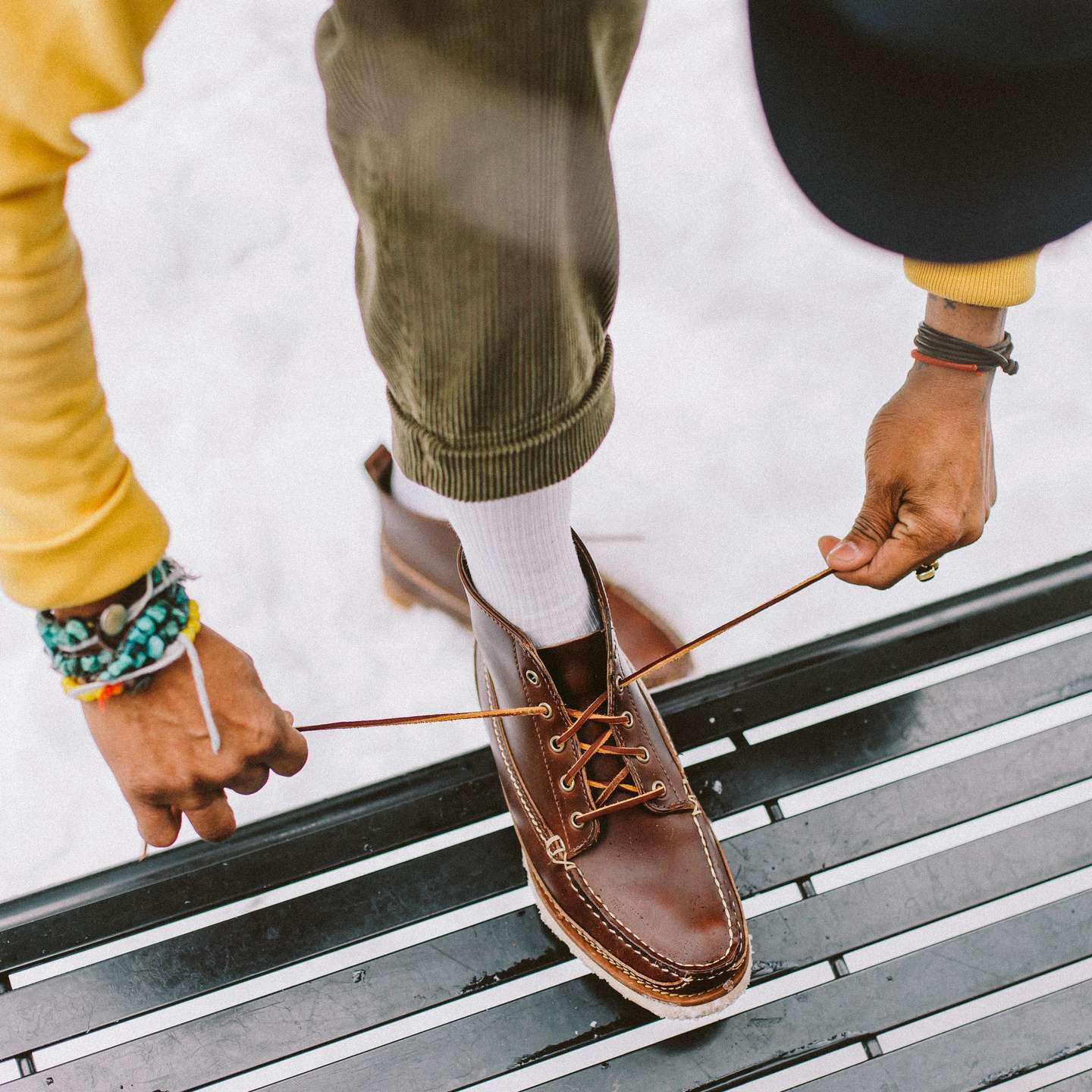 Brown Chromexcel Camp Boot - Detail Image Two