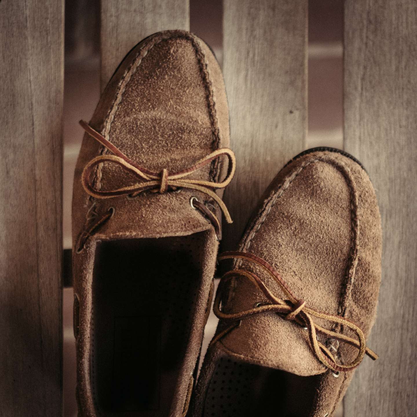 Natural Chromexcel Roughout Camp Moc - Detail Image Two