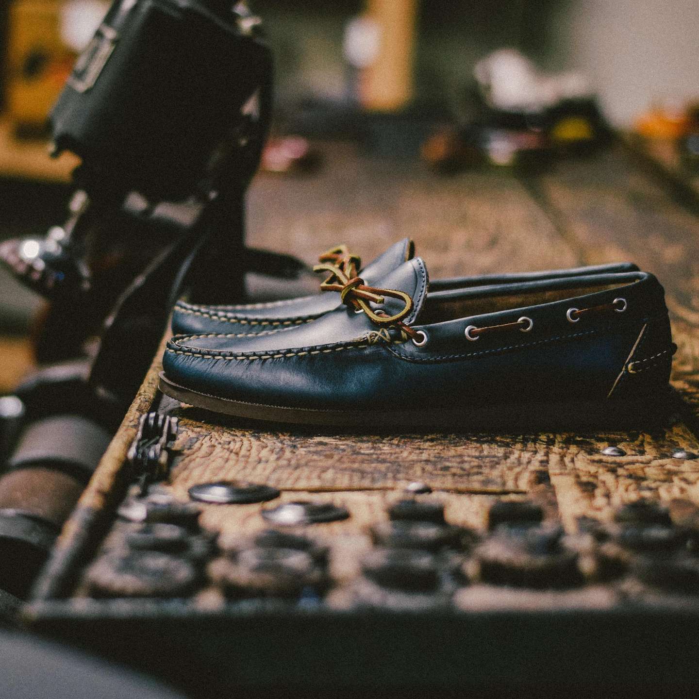 Navy Chromexcel Camp Moc - Detail Image One