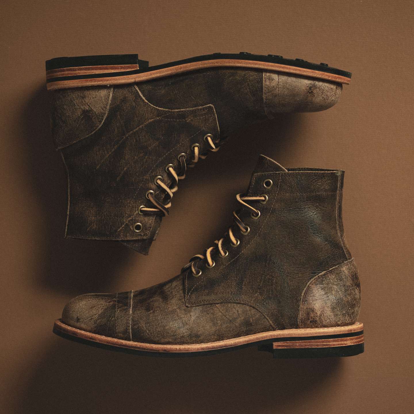 Stone Rambler Cap-Toe Trench Boot - Detail Image Two