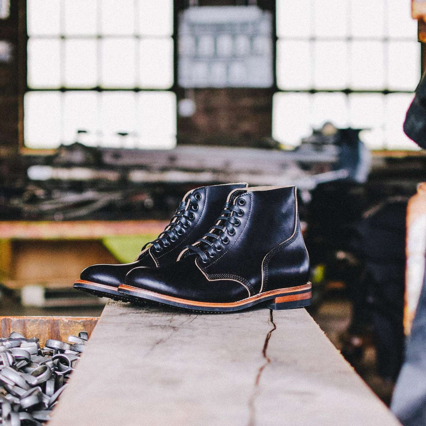 Black Chromexcel Field Boot - Detail Image One