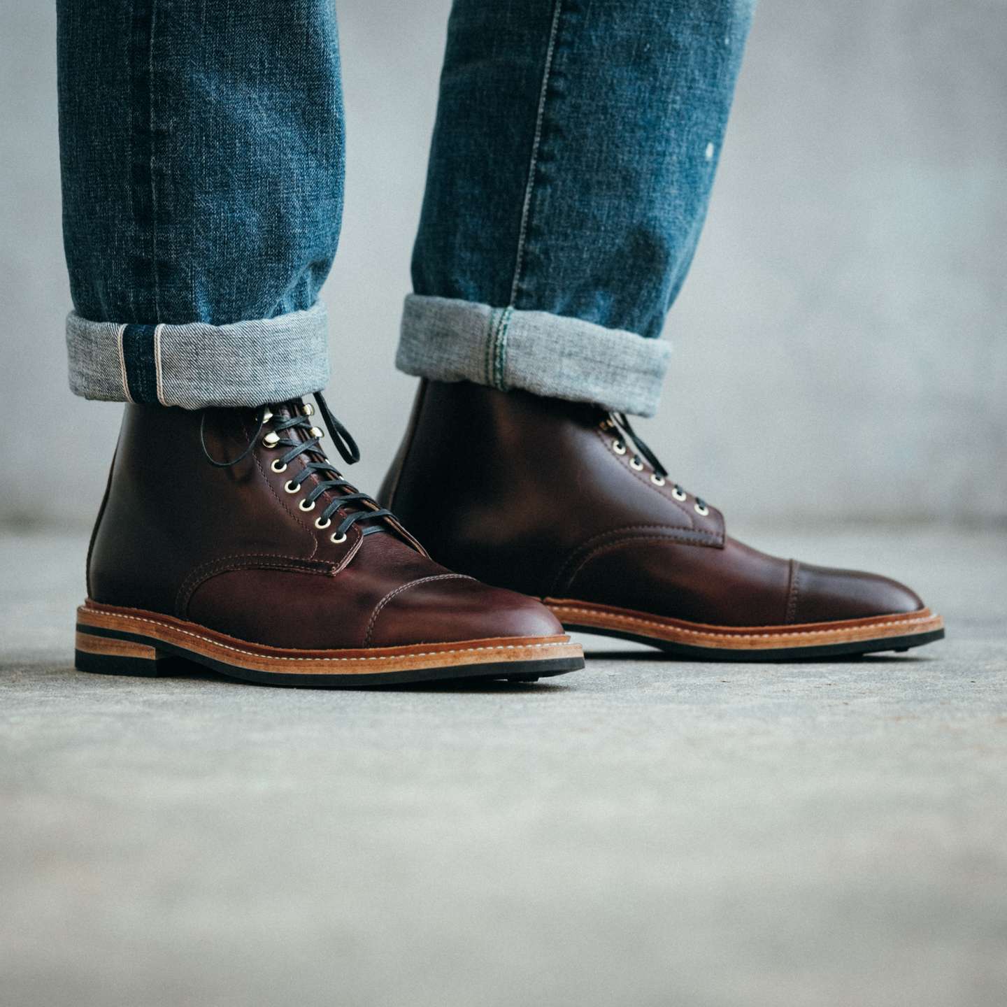 Color 8 Chromexcel Cap-Toe Lakeshore Boot - Detail Image One