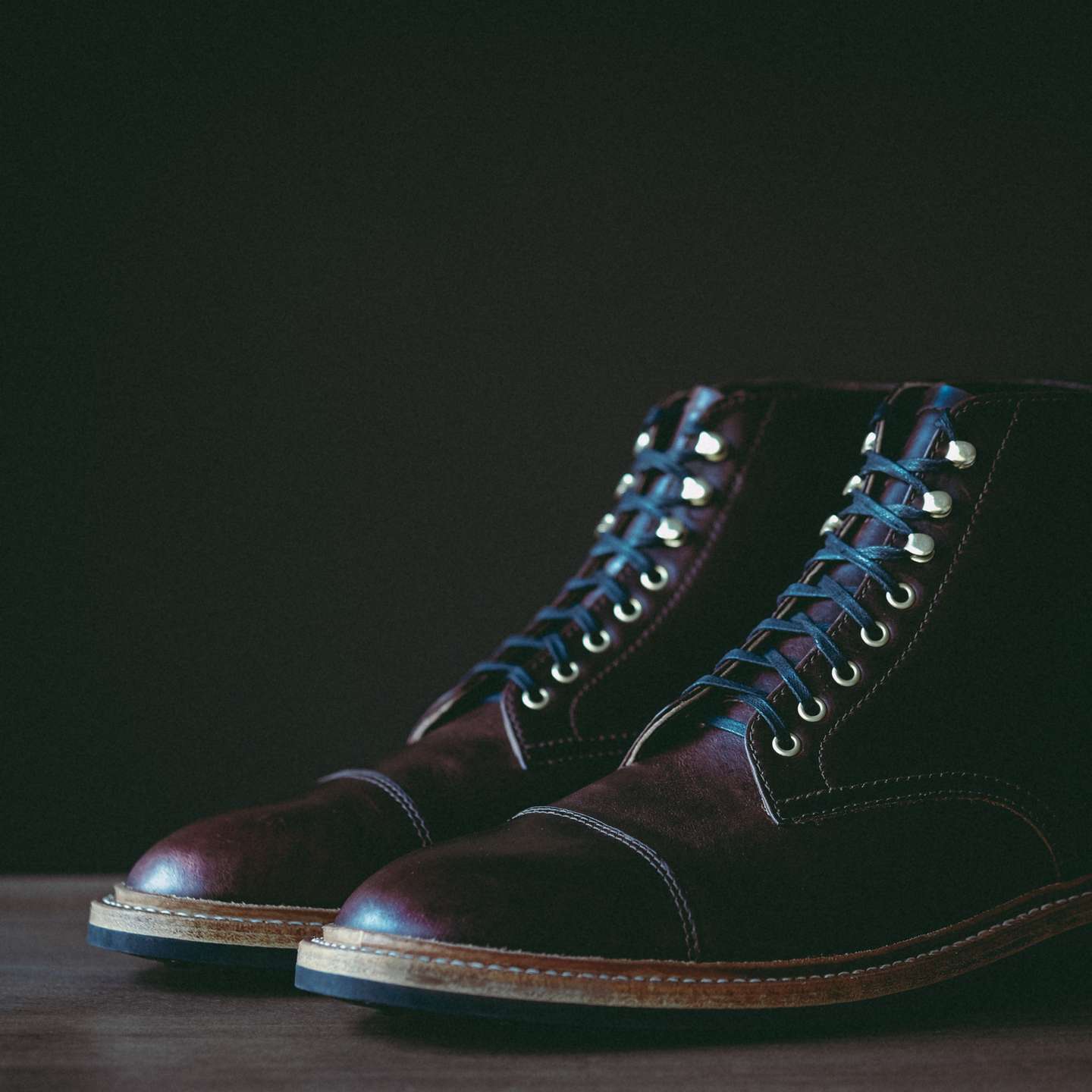 Color 8 Chromexcel Cap-Toe Lakeshore Boot - Detail Image Two