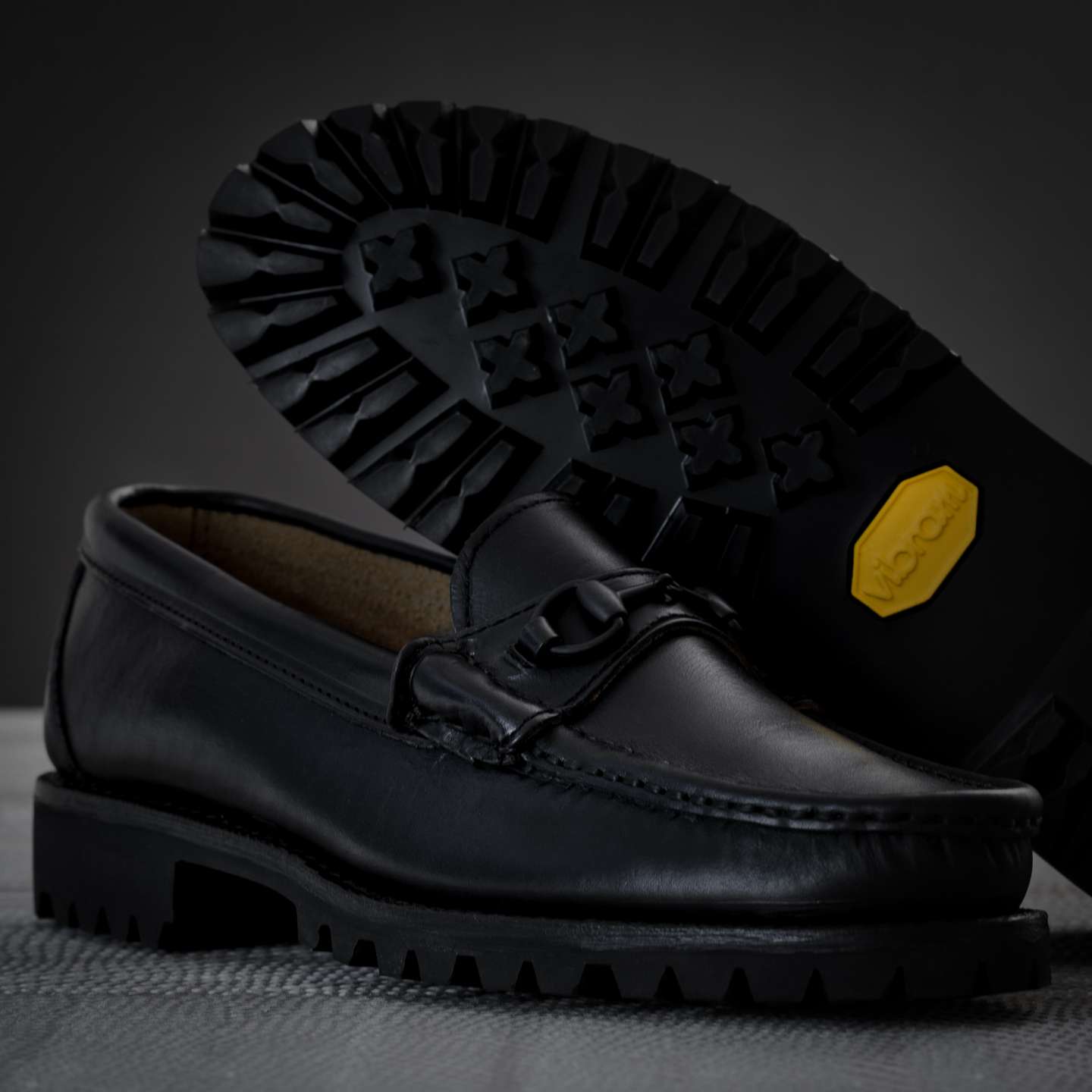 Black Chromexcel Lug Bit Moc - Detail Image One