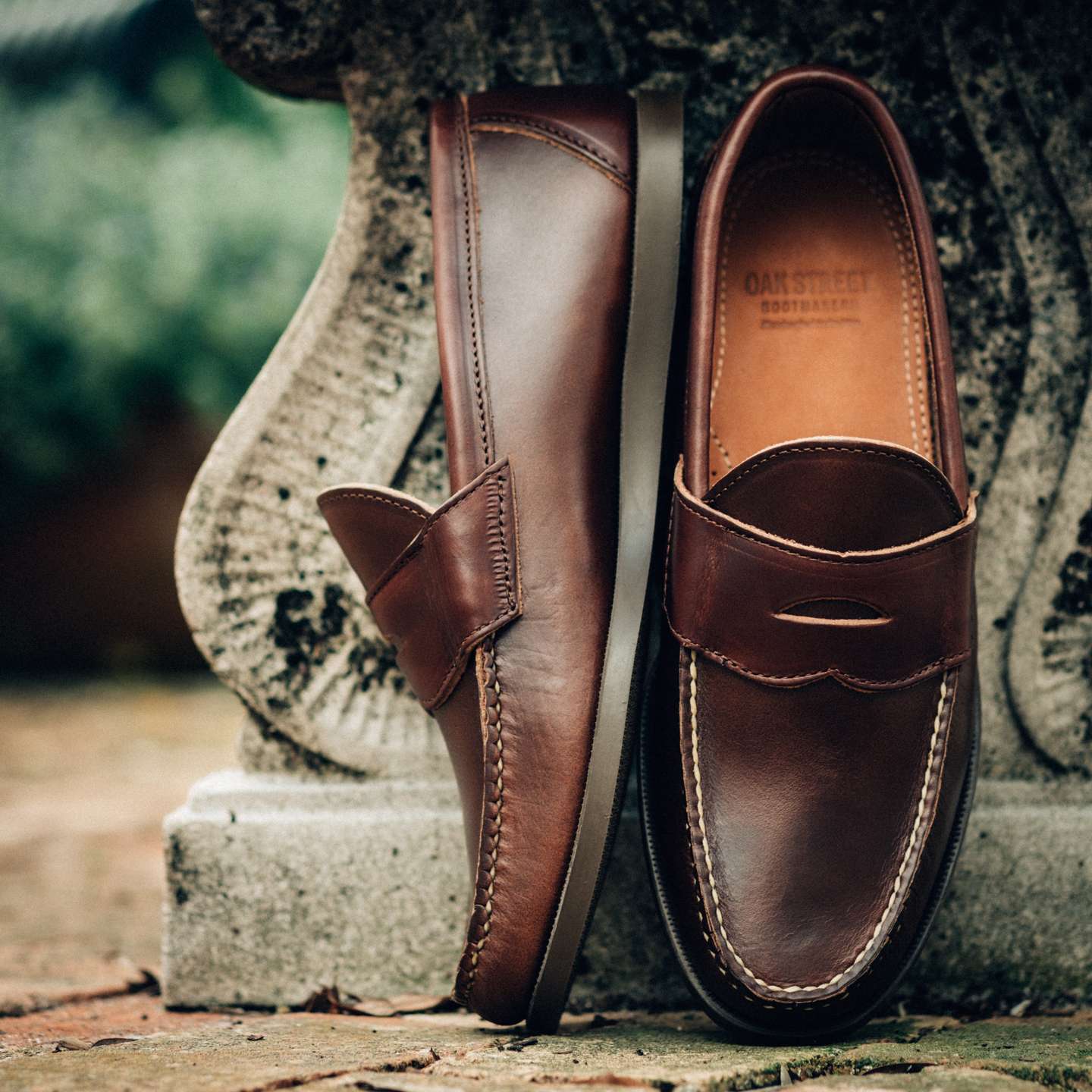 Brown Chromexcel Penny Moc - Detail Image Two
