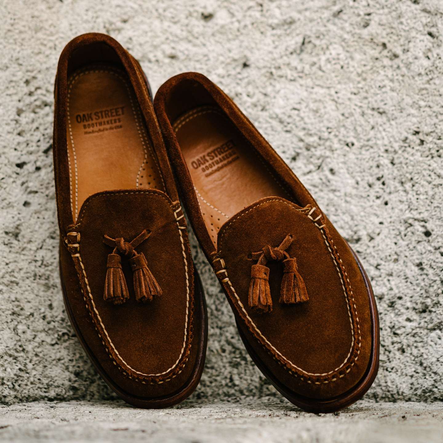 Snuff Repello Suede Tassel Loafer - Detail Image Two