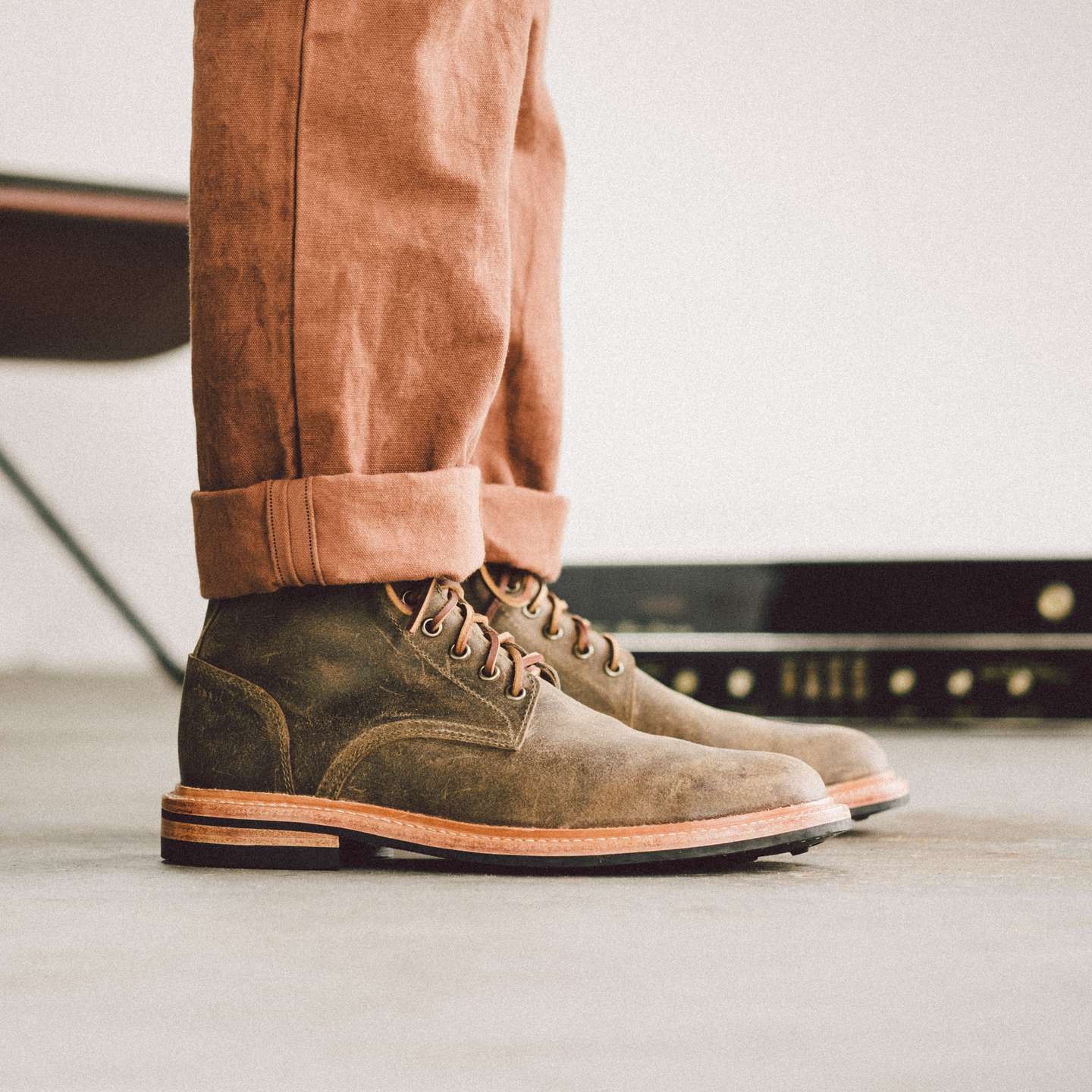 Mole Waxy Commander Trench Boot - Detail Image Two