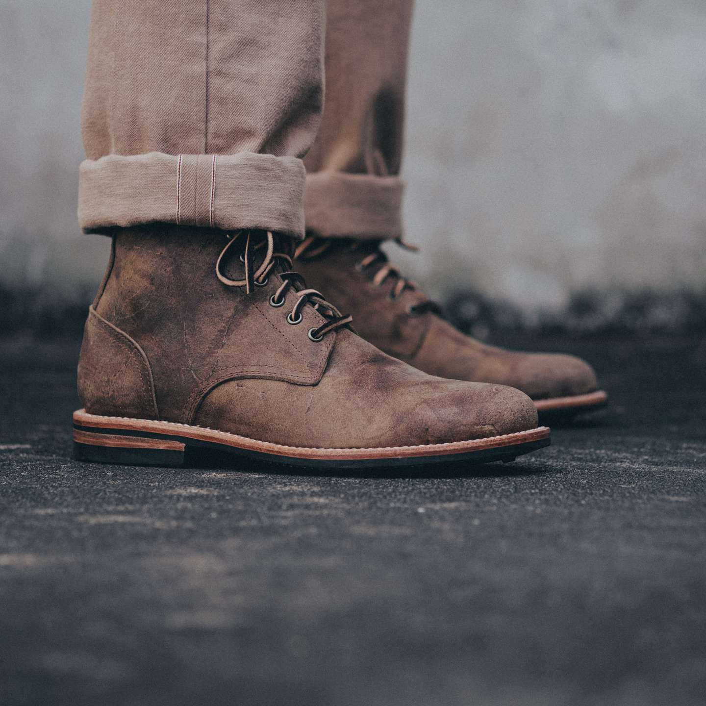 Teak Rambler Trench Boot - Detail Image Two