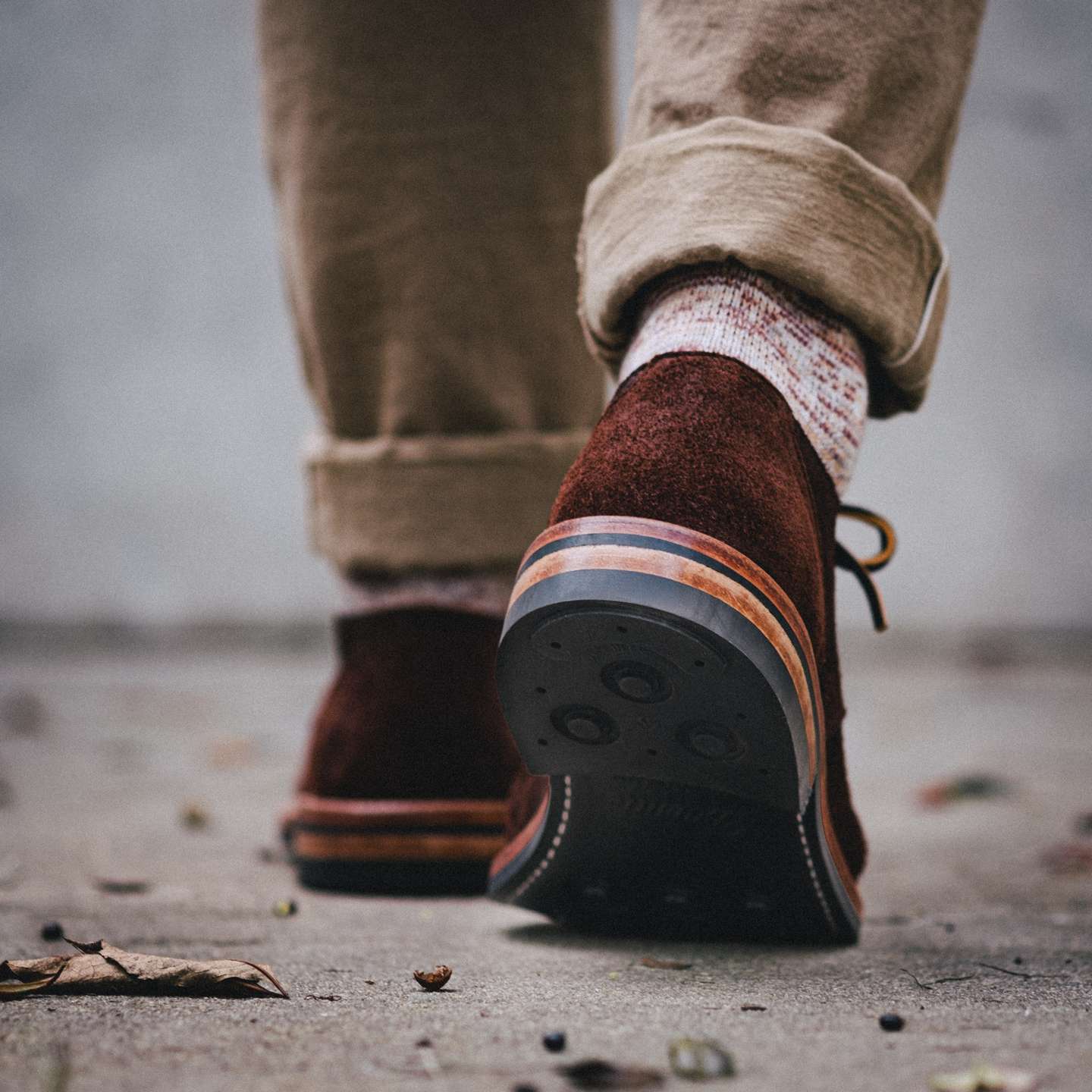 Black Walnut Stampede Roughout Trench Oxford - Detail Image Two