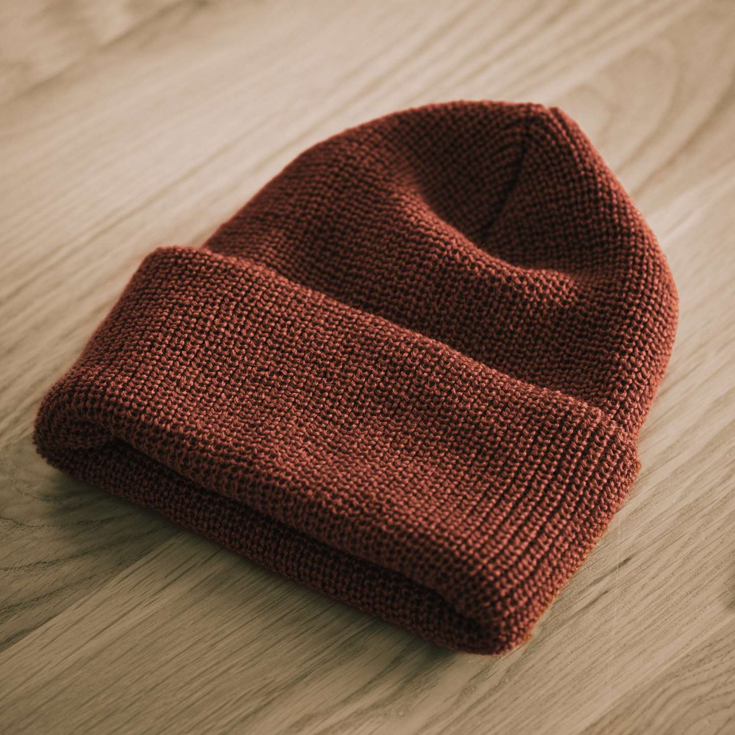 Field Tech Russet Merino Wool Knit 1975 NATO Watch Cap - Detail Image One