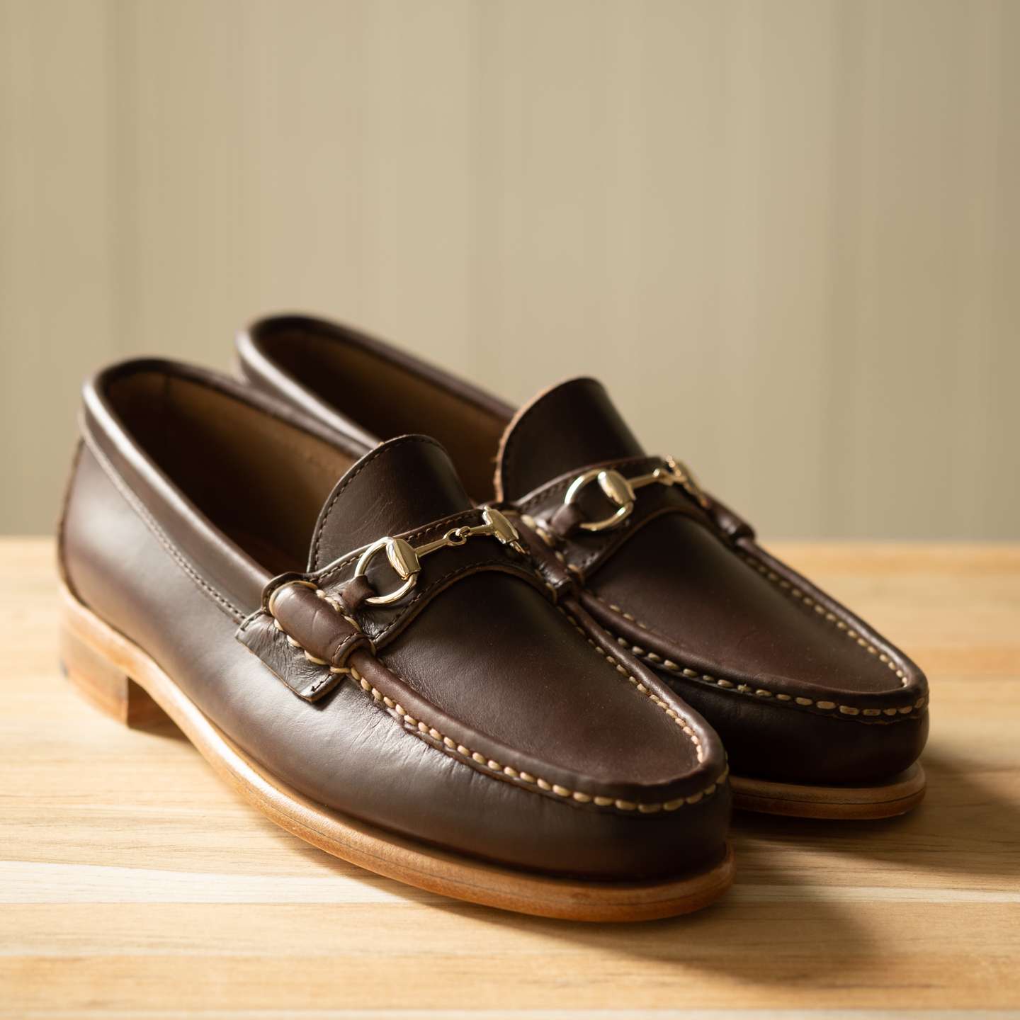 Brown Chromexcel Bit Loafer - Detail Image One