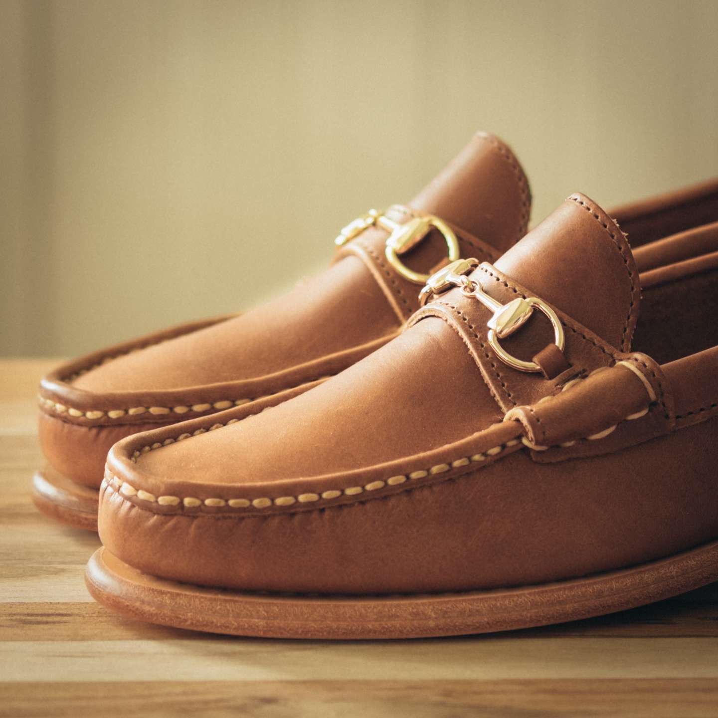 Natural Chromexcel Bit Loafer - Detail Image Two