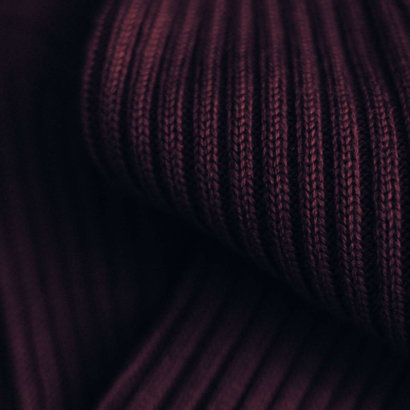 Dark Cherry Cotton Blend Bresciani Officer Sock - Detail Image Two