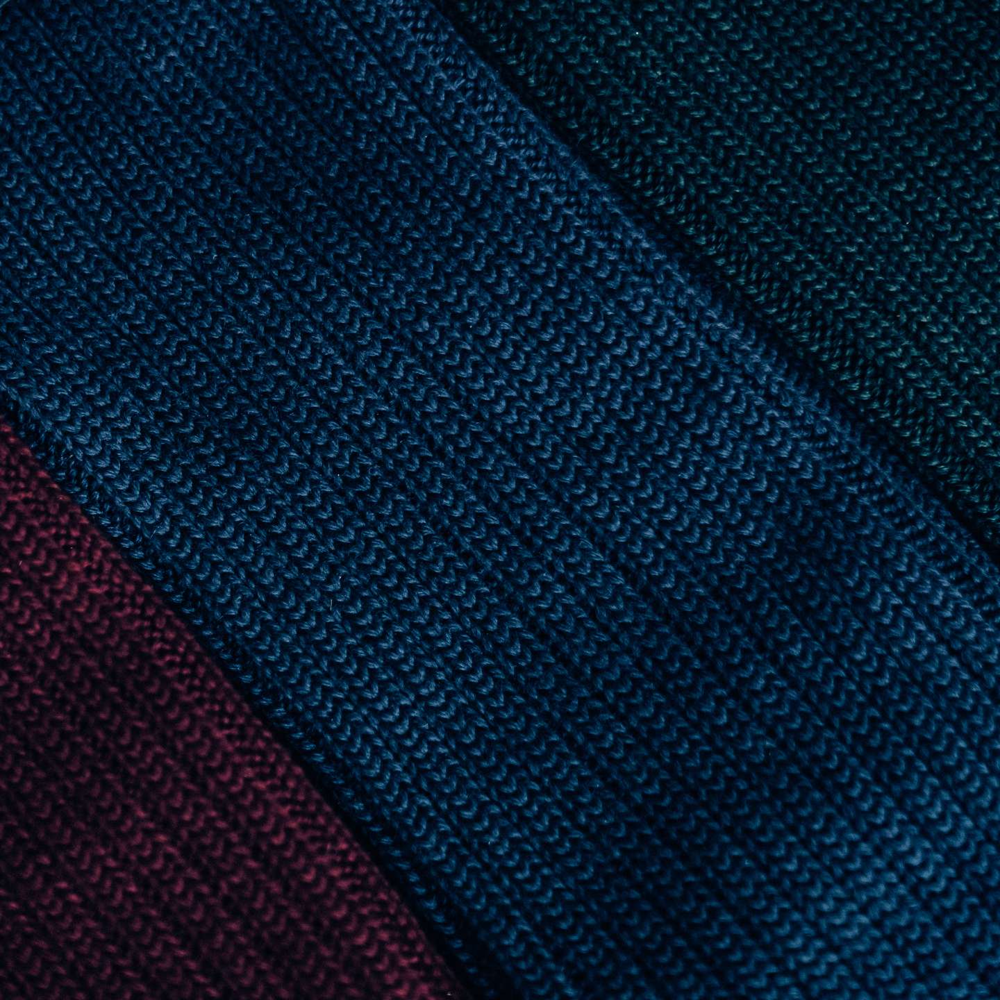 Heraldry Merino Wool Blend Bresciani Officer Socks - Detail Image Two