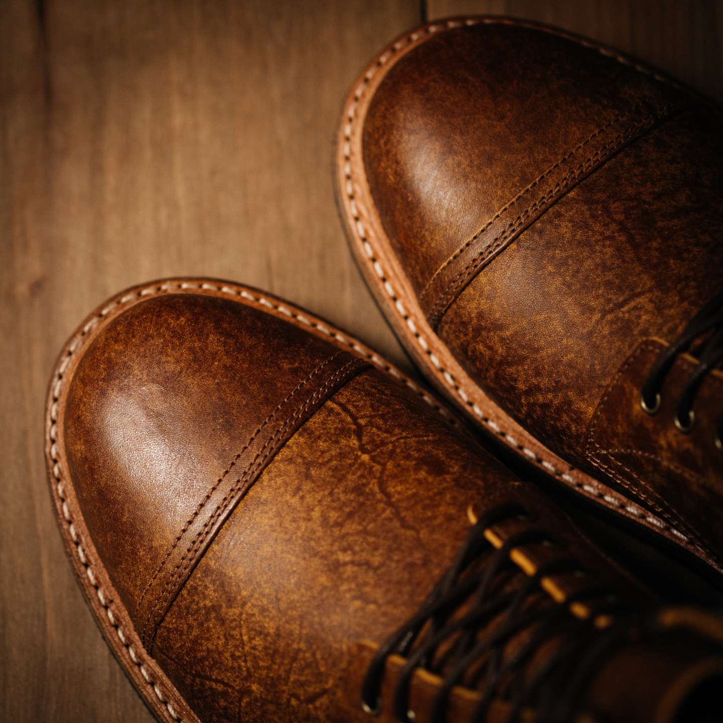 Habana Spiga Cap-Toe Trench Boot - Detail Image Two