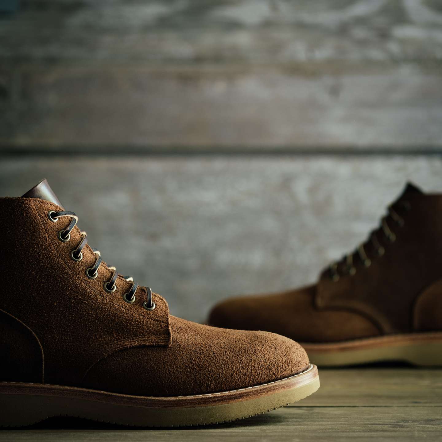 Field Boot - Seidel Aged Bark Chieftain Roughout, Vibram 2060 Sole