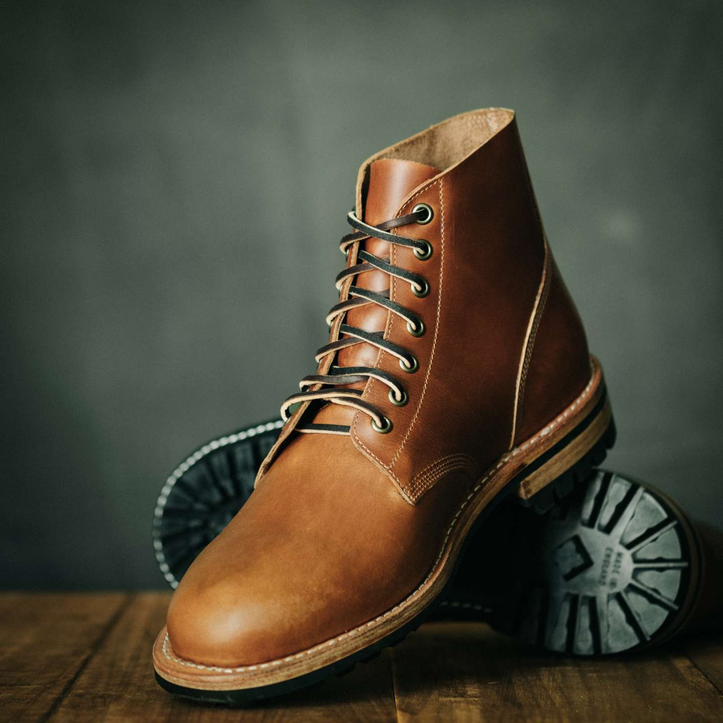 Field Boot - Seidel British Tan Domane, Commando Sole - Made in