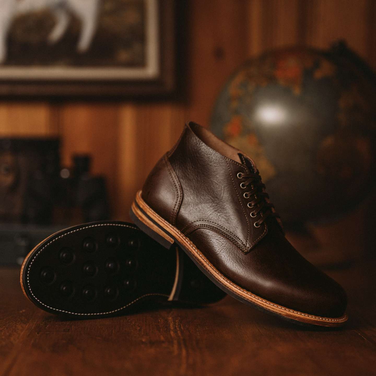 305 Mahogany Legend Trench Chukka - Detail Image One