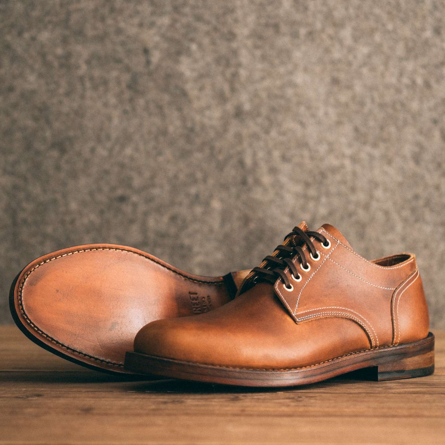 Teacore Brown Cypress Trench Oxford - Detail Image One