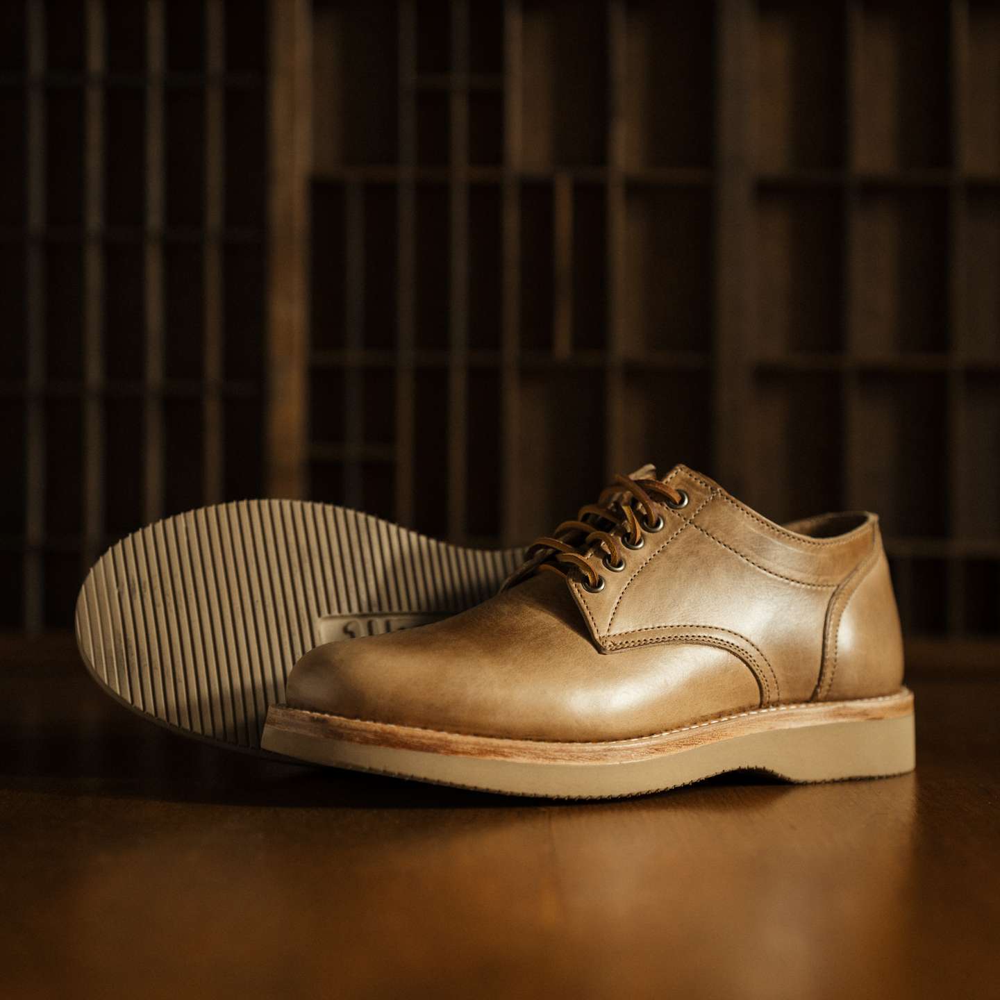 Natural Chromexcel Trench Oxford - Detail Image One