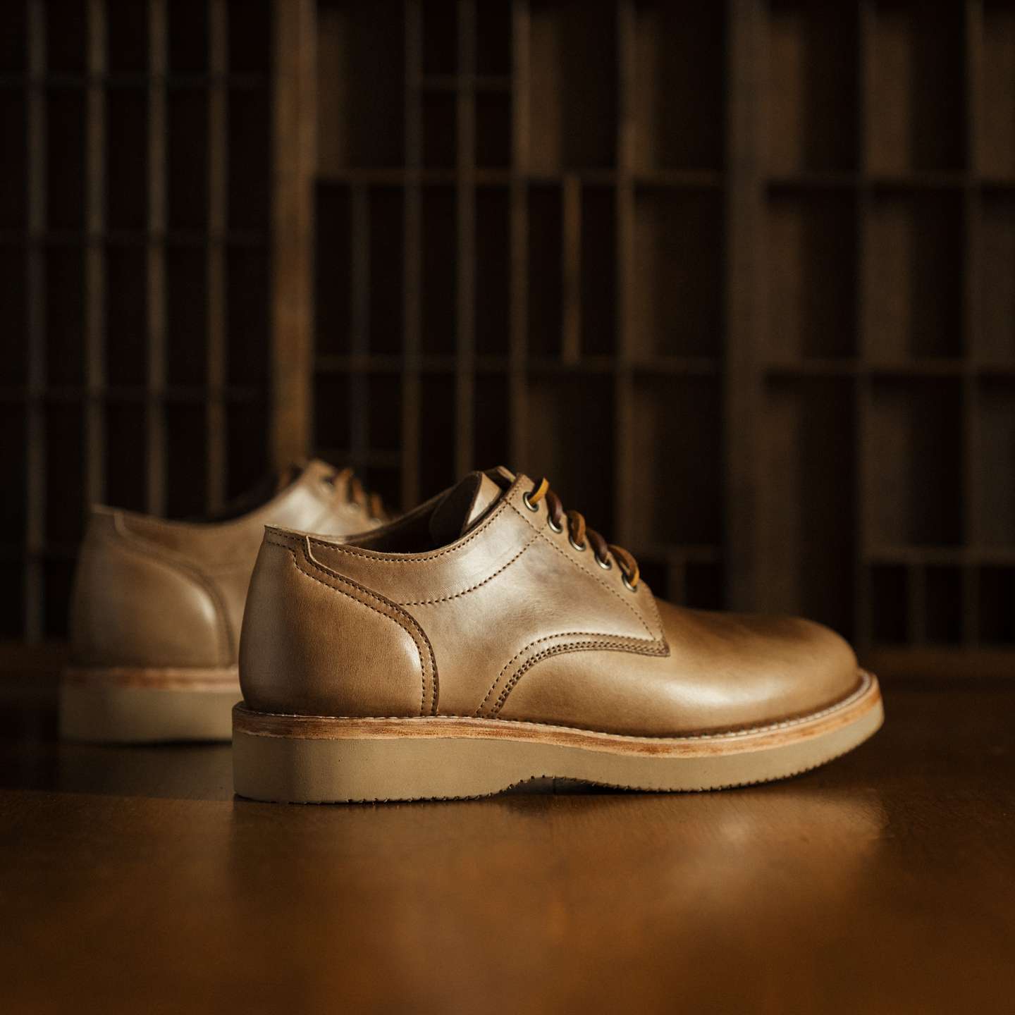 Natural Chromexcel Trench Oxford - Detail Image Two