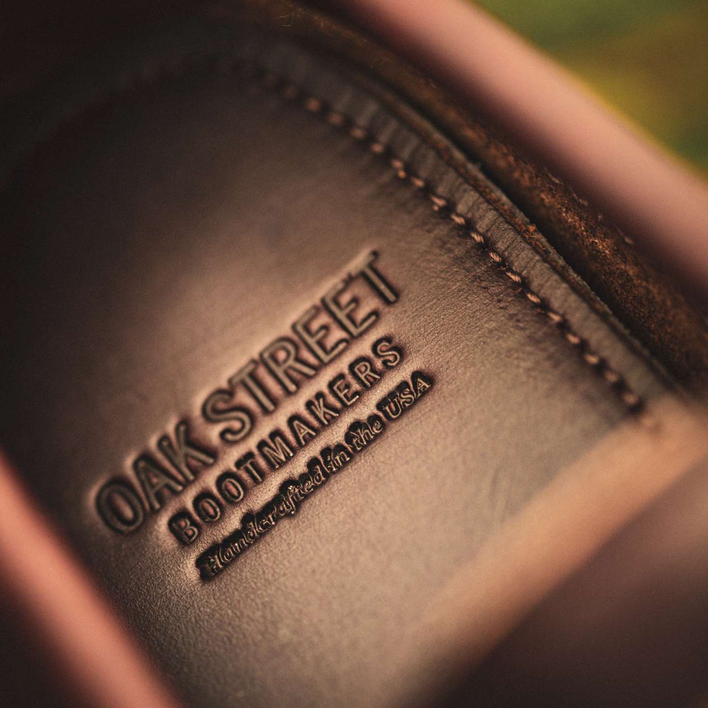 Brown Chromexcel Angler Moc - Detail Image One