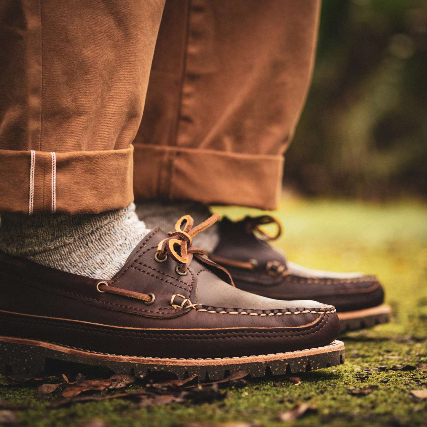 Brown Chromexcel Sportsmoc - Detail Image One