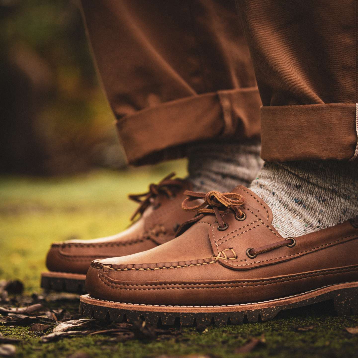 Natural Chromexcel Sportsmoc - Detail Image One