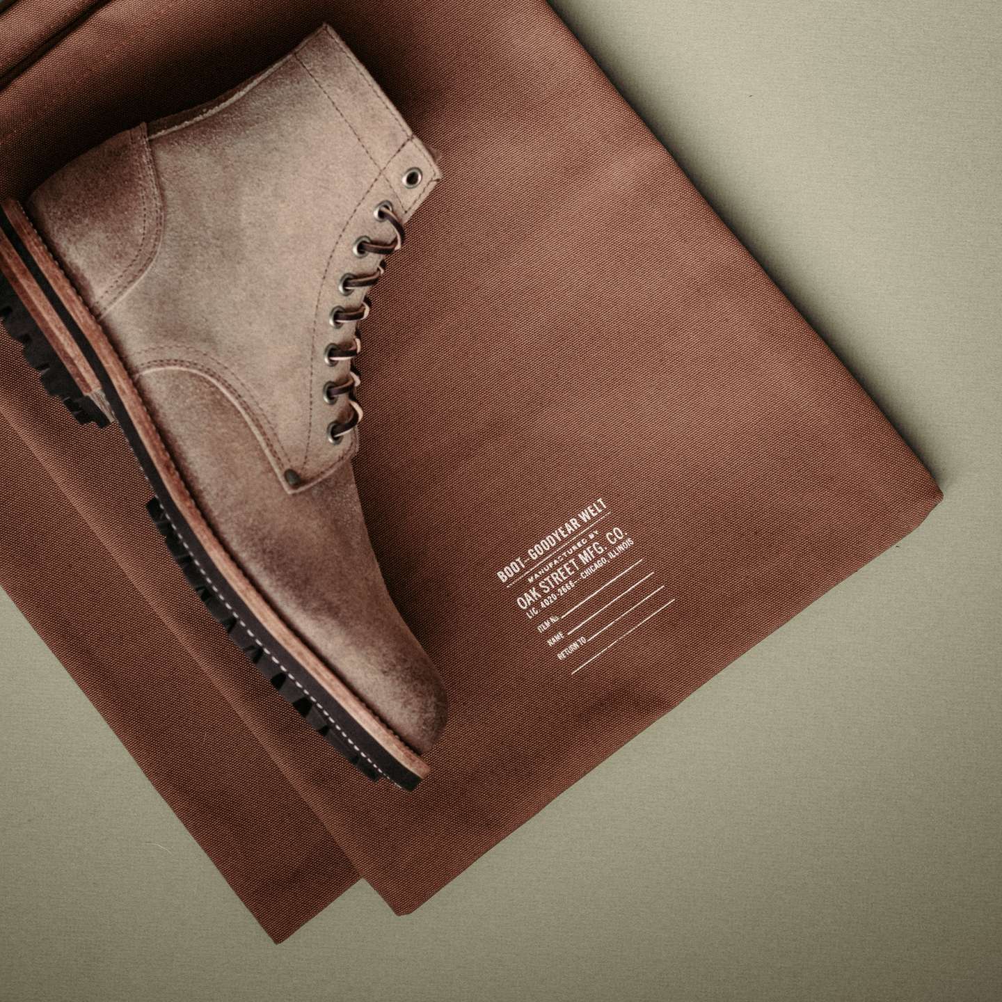 Natural Chromexcel Roughout Type-10 Trench Boot - Detail Image One