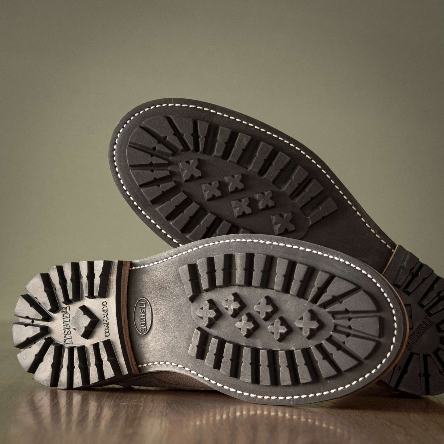Natural Chromexcel Roughout Type-10 Trench Boot - Detail Image Two