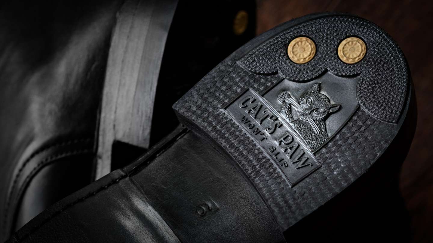 Ink Black Classic Calf Lakeshore Jump Boot - Detail Image Three