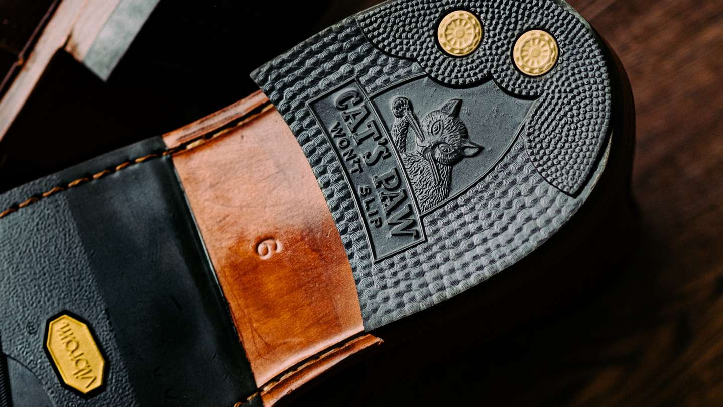 Polo Brown Classic Calf Lakeshore Jump Boot - Detail Image Three