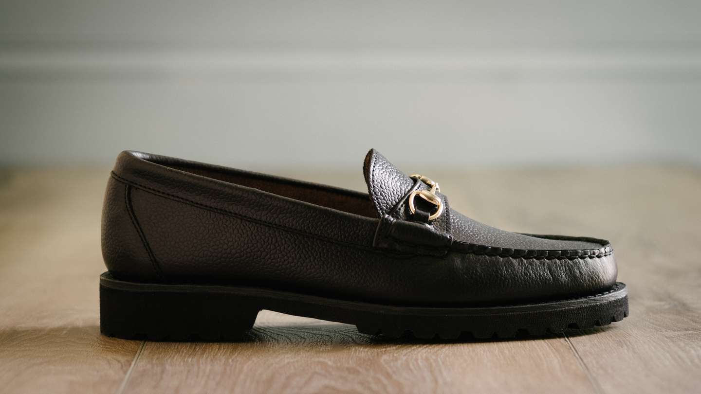 Black Scotch Grain Chromexcel Lug Bit Moc - Detail Image Three