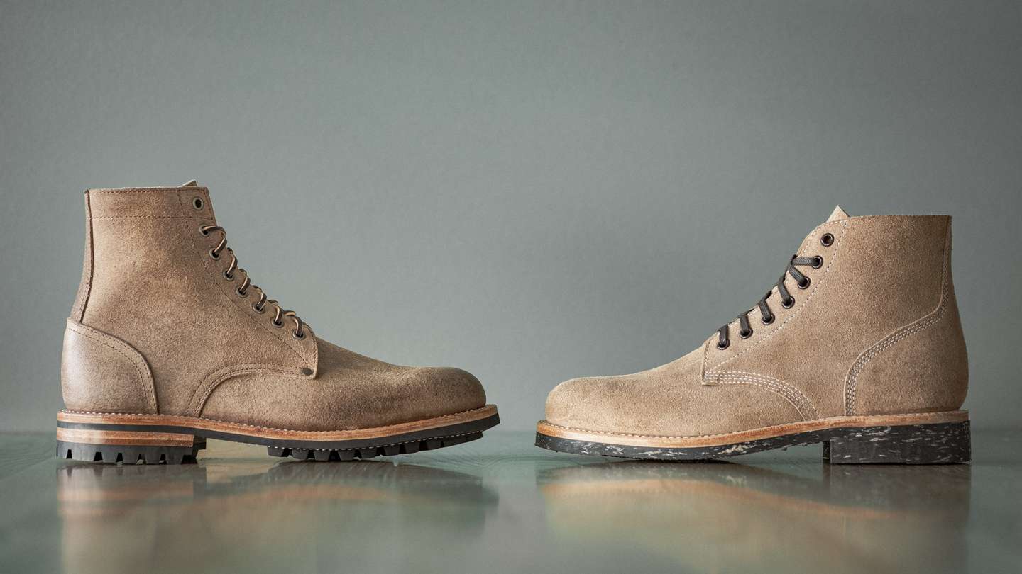 Natural Chromexcel Roughout N-2 Field Boot - Detail Image Three