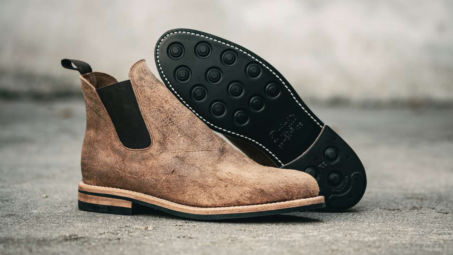 Cognac Mohawk 5504 Chelsea Boot - Detail Image Three