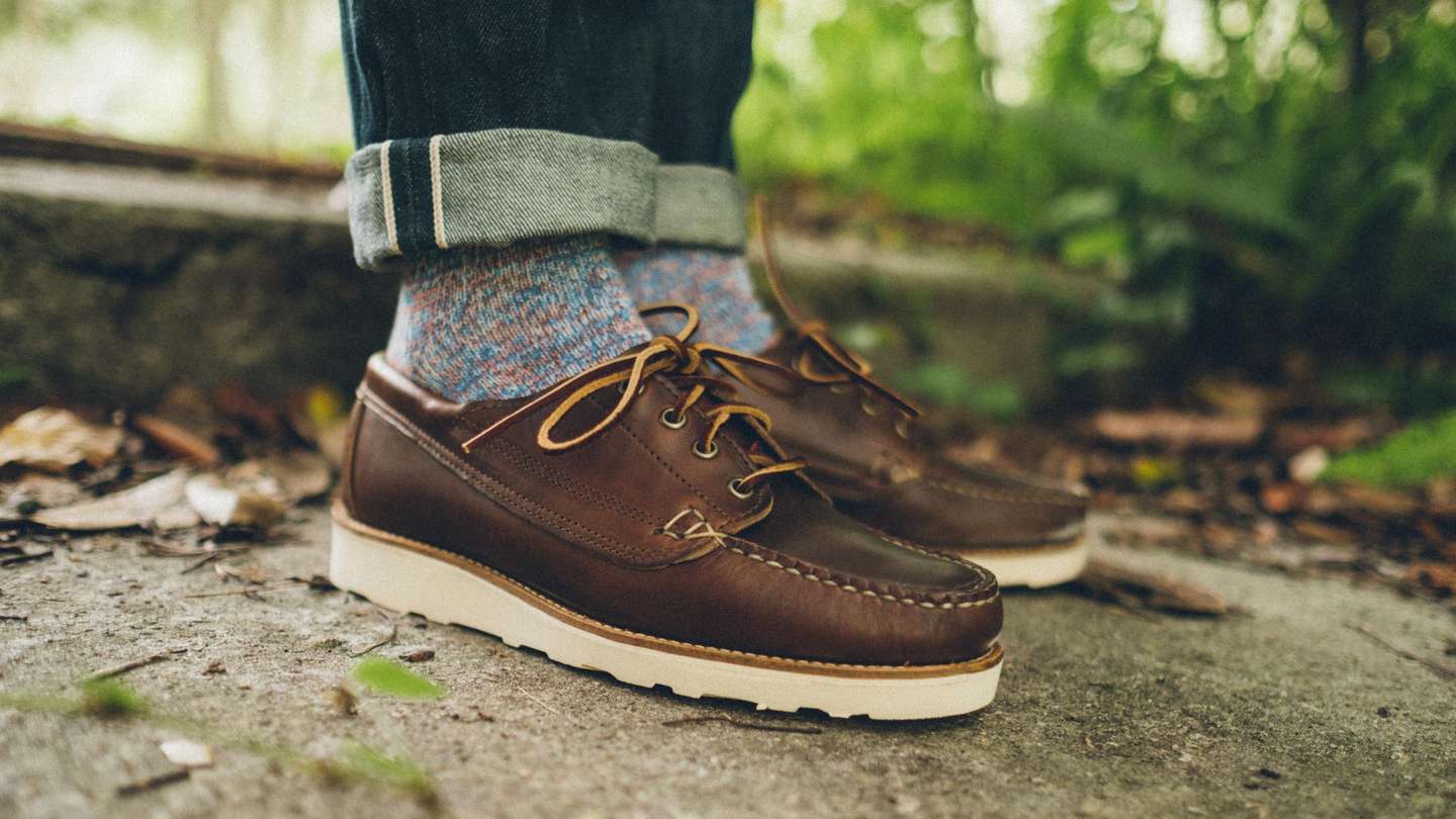 Coral Twisted Knit Anonymous ISM Crew Sock - Detail Image Three